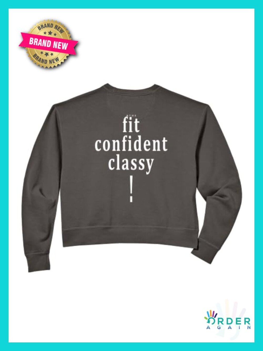 Women's Crop Sweatshirt Fitness Gym Workout Yoga Comfort Colors Pullover